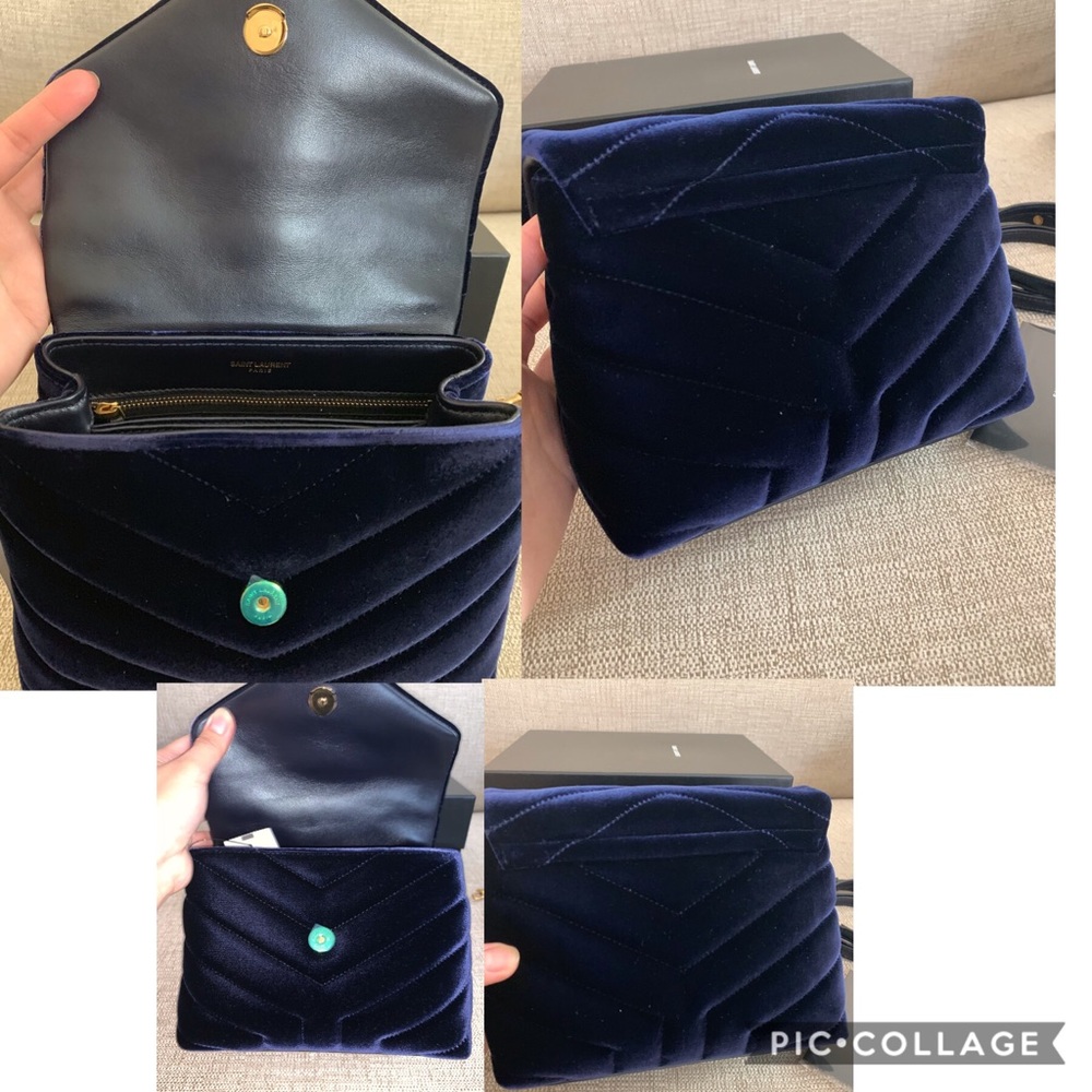 ❌SOLD❌NWT Saint Laurent Toy Loulou Velvet Bag - Picture 4 of 8